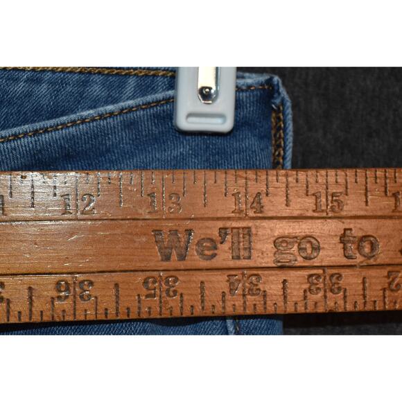 Old Navy Mid-Rise Kicker Boot Cut Women's 4 Petite Denim Jeans Distressed Light - Picture 7 of 8